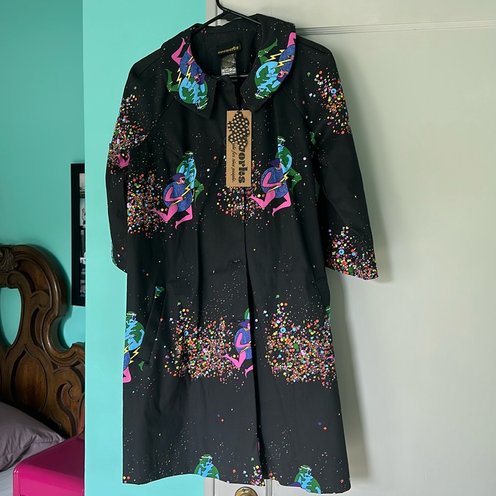 Perfect for spring!! Nooworks NWT Shelly Coat Cosmic Ladies sz M